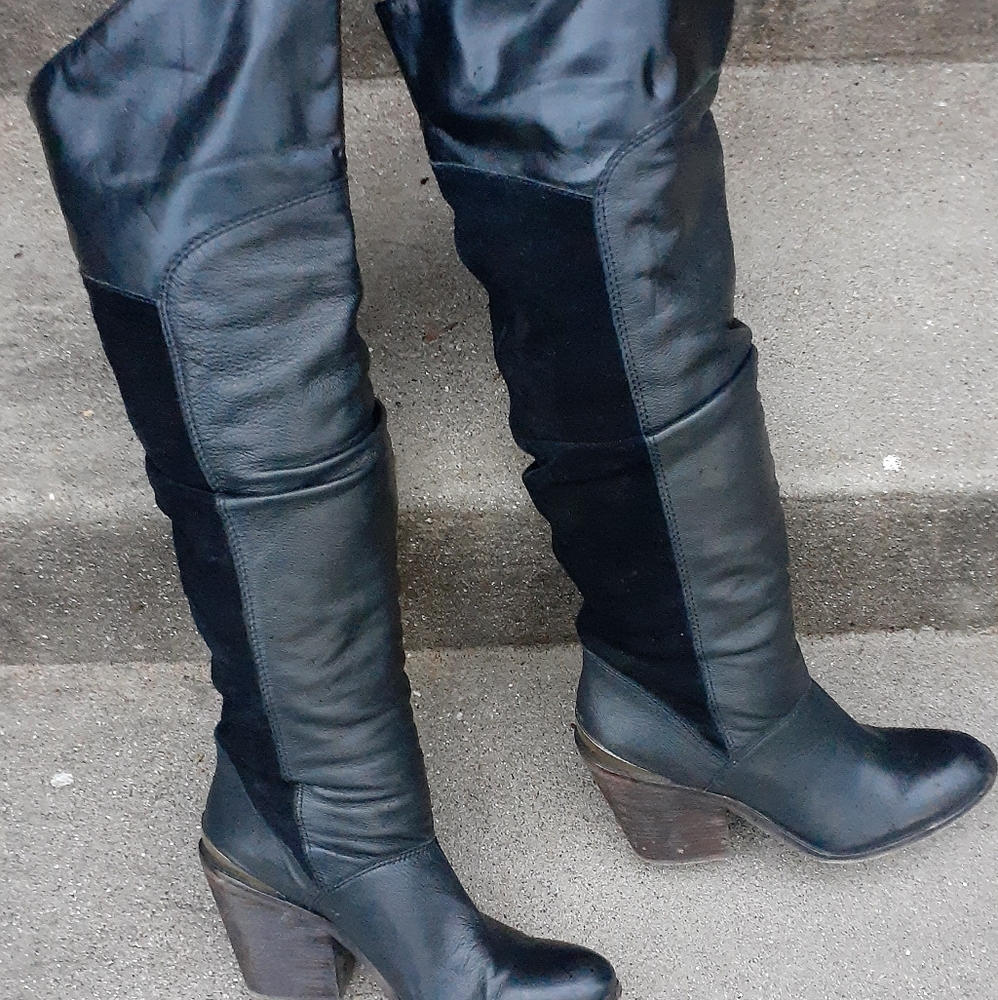 LUCKY BRAND EDINA KNEE HIGH BOOTS 8.5